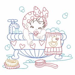 Vintage Bathing Baby 06(Md)