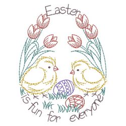 Vintage Easter Eggs 07(Md) machine embroidery designs