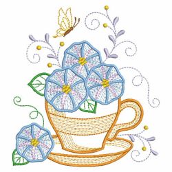 Teacup In Bloom 3 04(Sm) machine embroidery designs