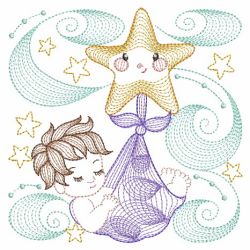 Rippled Sleeping Baby 03(Md) machine embroidery designs
