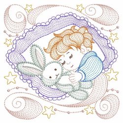 Rippled Sleeping Baby 05(Lg) machine embroidery designs