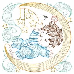 Rippled Sleeping Baby 09(Md) machine embroidery designs