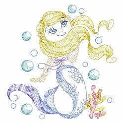 Vintage Little Mermaids 05(Lg) machine embroidery designs