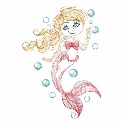 Vintage Little Mermaids 09(Lg) machine embroidery designs