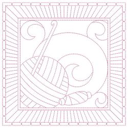 Redwork Crafty Quilting 03(Lg) machine embroidery designs