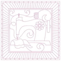 Redwork Crafty Quilting 06(Lg)