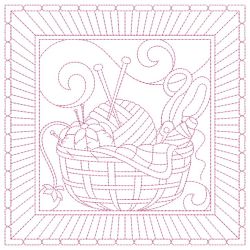 Redwork Crafty Quilting 08(Sm) machine embroidery designs