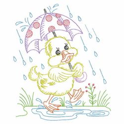 Vintage Dancing In The Rain 2 01(Lg) machine embroidery designs