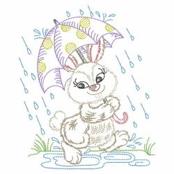 Vintage Dancing In The Rain 2 05(Sm) machine embroidery designs
