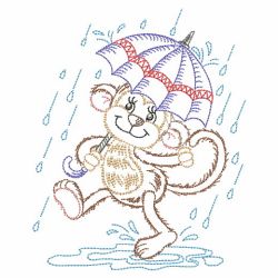 Vintage Dancing In The Rain 2 07(Md) machine embroidery designs