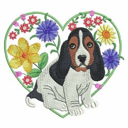 Spring Dogs 2 machine embroidery designs