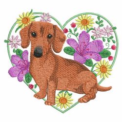 Spring Dogs 2 04 machine embroidery designs