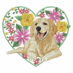 Spring Dogs 2 07 machine embroidery designs