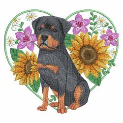 Spring Dogs 2 08 machine embroidery designs