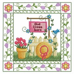 Garden Blocks 2 09 machine embroidery designs