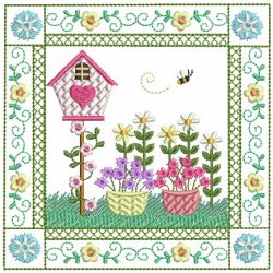 Garden Blocks 2 10 machine embroidery designs