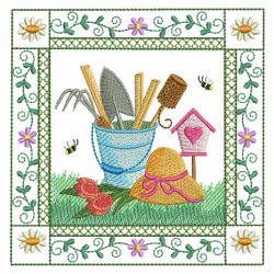 Garden Blocks 2 12 machine embroidery designs