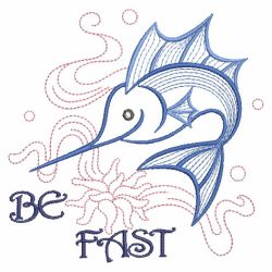 Vintage Sea Life 3 10(Lg) machine embroidery designs