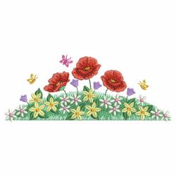 Charming Floral Borders 02 machine embroidery designs