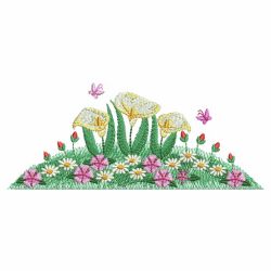 Charming Floral Borders 05 machine embroidery designs