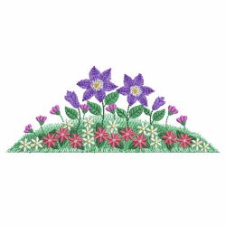 Charming Floral Borders 09 machine embroidery designs