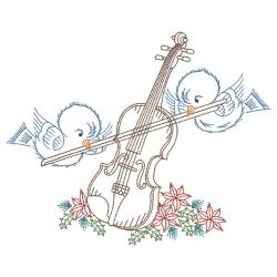 Vintage Musical Bluebirds 01(Md) machine embroidery designs