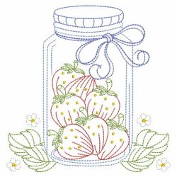 Vintage Fruit Mason Jars 01(Md) machine embroidery designs