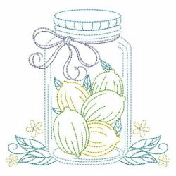 Vintage Fruit Mason Jars 05(Md) machine embroidery designs