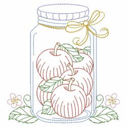 Vintage Fruit Mason Jars 06(Lg) machine embroidery designs