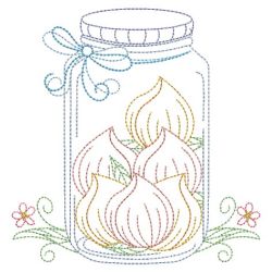 Vintage Fruit Mason Jars 07(Lg) machine embroidery designs