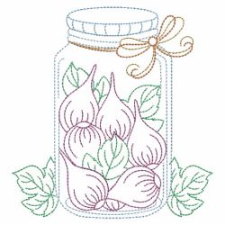 Vintage Fruit Mason Jars 10(Md) machine embroidery designs