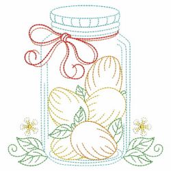 Vintage Fruit Mason Jars 11(Md) machine embroidery designs