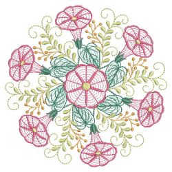 Rippled Floral Wreath 03(Sm) machine embroidery designs