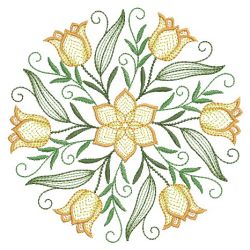 Rippled Floral Wreath 05(Lg)