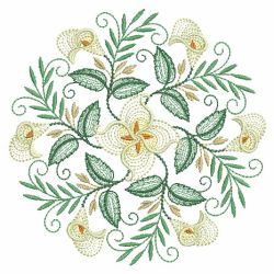 Rippled Floral Wreath 09(Sm) machine embroidery designs