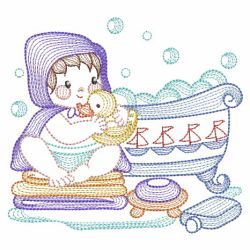 Rippled Bathing Baby 10(Sm) machine embroidery designs