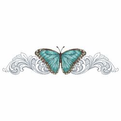 Delicate Damask Borders machine embroidery designs