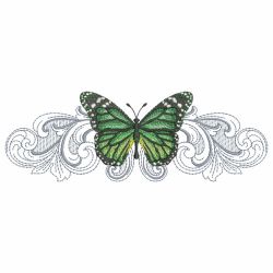 Delicate Damask Borders 03