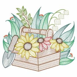 Rippled Sunflowers 10(Lg) machine embroidery designs