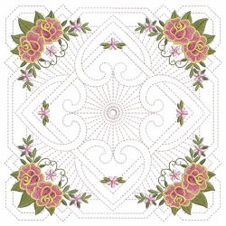 Trapunto Celtic Roses Quilt 3 02(Lg) machine embroidery designs