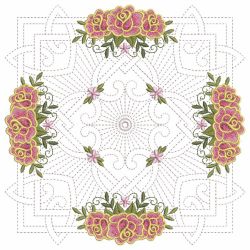 Trapunto Celtic Roses Quilt 3 04(Sm) machine embroidery designs