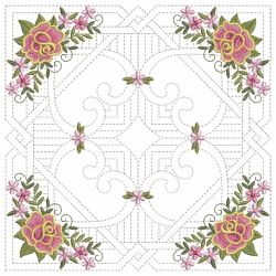 Trapunto Celtic Roses Quilt 3 06(Sm)