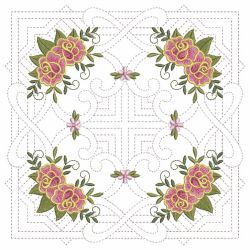 Trapunto Celtic Roses Quilt 3 08(Lg)