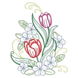 Vintage Florals 2 03(Lg) machine embroidery designs