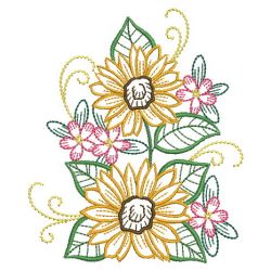 Vintage Florals 2 07(Md) machine embroidery designs