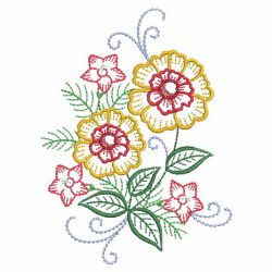 Vintage Florals 2 08(Lg) machine embroidery designs