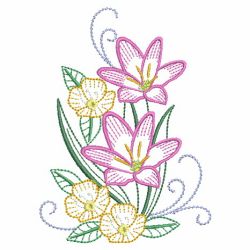 Vintage Florals 2 10(Md) machine embroidery designs