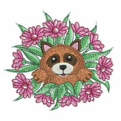 Critters In Bloom 02(Sm) machine embroidery designs