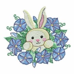 Critters In Bloom 04(Lg) machine embroidery designs