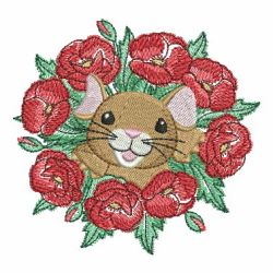 Critters In Bloom 06(Lg) machine embroidery designs